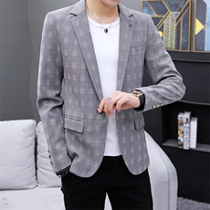 秋装新款男士休闲西服小西装外套商务秋季便服单西A112-X15-P85，男装西服，星座1206（原A206）