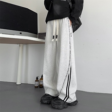 2025春季新款潮流宽松直筒卫衣情侣潮牌休闲裤WK2075P55，男装休闲裤，电商B220
