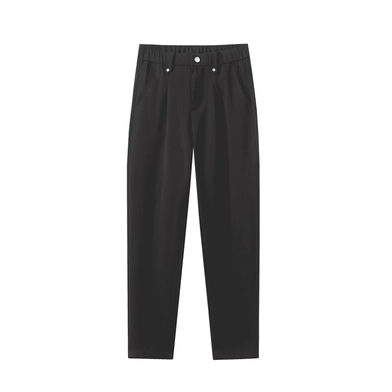 网图慎用中高腰商务长裤直筒裤西裤休闲裤男高级感A266-K125-P35，男装西裤，电商A266