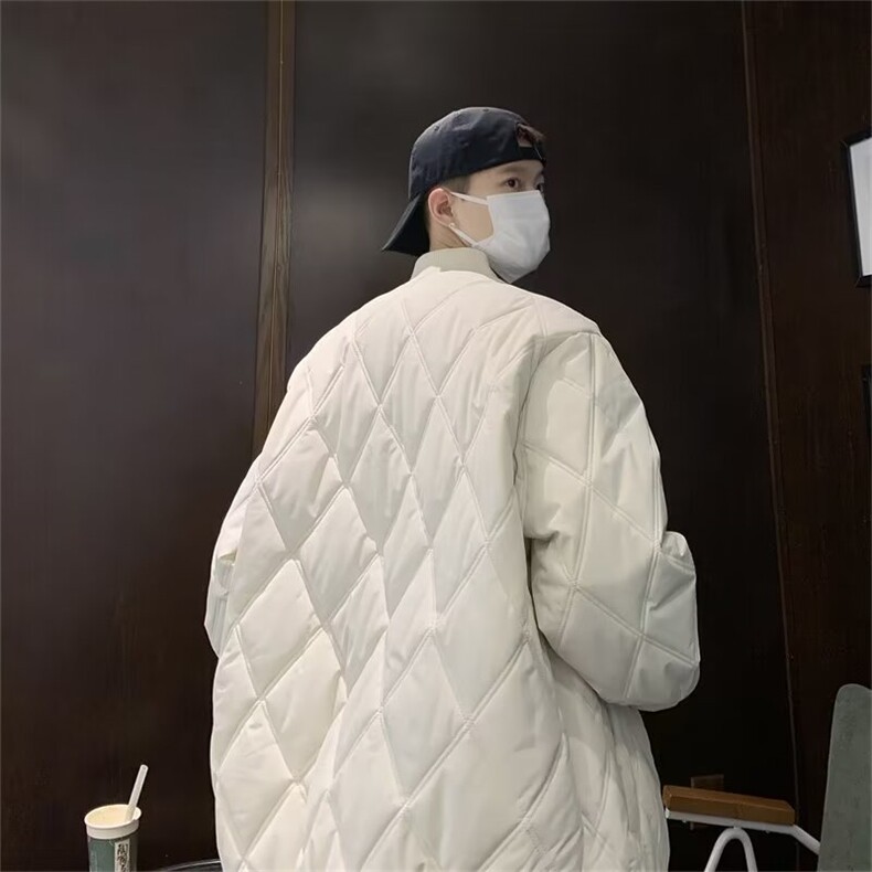 冬季日系纯色基础立领加厚棉服MY6613P85,男装棉衣,星座1116-2