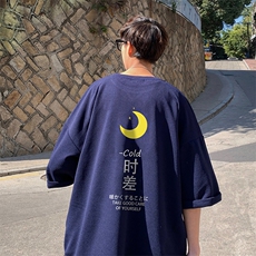 Q11047-P30春夏季七分袖t恤男大码五分袖男短袖中袖，男装T恤，电商A040
