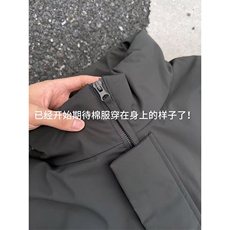 现货美式高街休闲夹克冬季立领纯色三防户外工装加厚棉服外套，男装夹克，电商A486