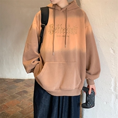 主推加绒加厚卫衣男渐变色刺绣港风外套416B-WYJ296-P75限98，男装卫衣，星座416B-1