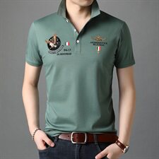 2021夏季男士新款短袖T恤时尚简约商务休闲polo衫B28031P65，男装Polo衫，电商D230