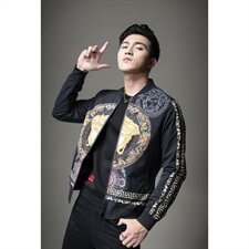 2021秋款3D经典印花欧板备注棒球领夹克衫5501-1，男装夹克，钱塘6007(原2006)