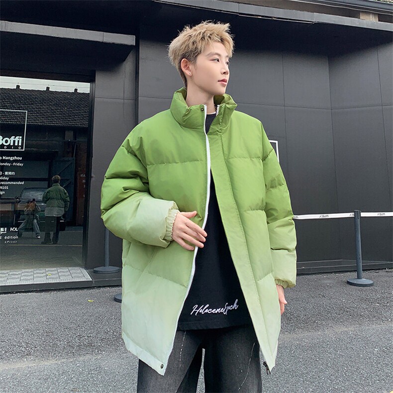特批P85无差价冬款渐变立领棉衣外套男保暖高级感潮流棉袄M2904,男装棉衣,电商A001