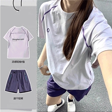 网图户外机能运动速干透气短袖夏季凉感男女情侣款T恤骑行服特P25，男装T恤，电商C306-1