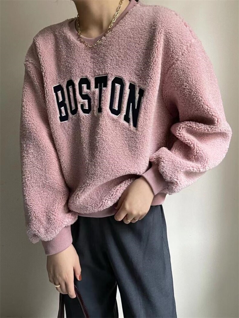 皮毛一体卫衣，女装卫衣/绒衫，A.S BAINA 艾莎佰纳