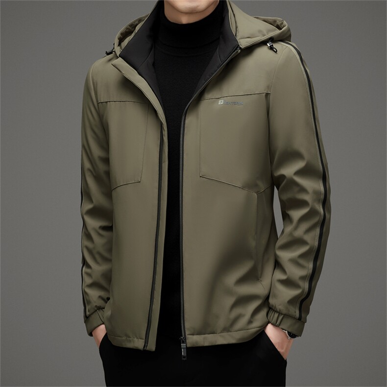 BZY23005钱塘2020-2时尚休闲简约冬季厚款中年男士羽绒服P185,男装羽绒服,钱塘207-2