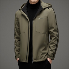 BZY23005钱塘2020-2时尚休闲简约冬季厚款中年男士羽绒服P185，男装羽绒服，钱塘207-2