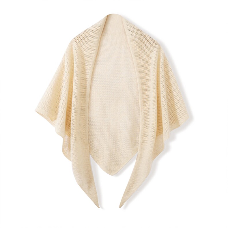 2025年秋季新款百搭女士时尚潮流三角巾披肩，披肩，羿纯羊绒