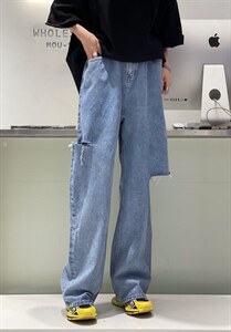 夏季新款牛仔裤，女装牛仔裤，HV7ING