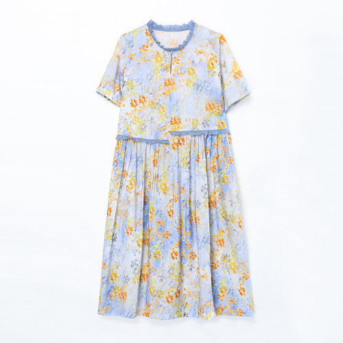 2021夏季时尚简约大方气质优雅连衣裙,女装连衣裙,悦见她