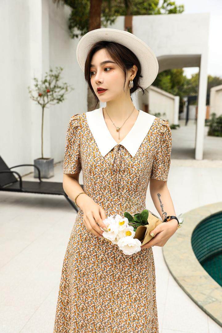 碎花连衣裙爆，女装连衣裙，卡娜品位