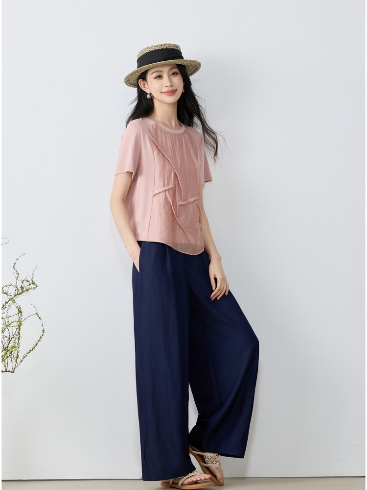 2026年夏季休闲风女套装修身显瘦,女装套装/套裙,梦芯尔