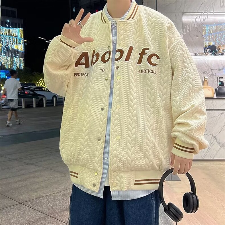 男小众麻花设计潮男领感潮秋季夹克WT43P58,男装夹克,星座1116-2