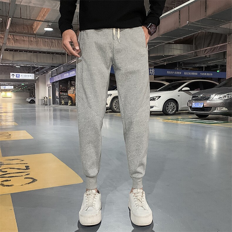 社会精神小伙2022加绒卫裤运动束脚男裤DS-B249-KK91-P58-加绒P68图片