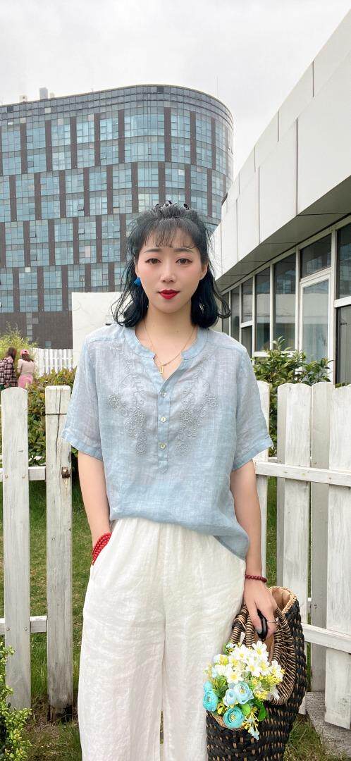 苎小衫 纯苎时尚女装巜川哲》4028，其它，川哲