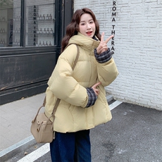 新品不可拆连帽短款羽绒服50白鸭绒2C273-9913-P255-K378，女装羽绒服，2C273