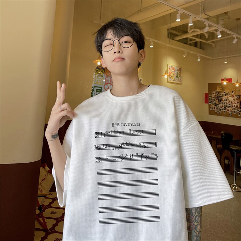 量大优供视频华夫格短袖T恤半袖男HDX505-特P18,男装T恤,电商B371