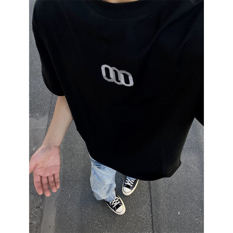 【有货】Y208CC-特P25重磅环形印花短袖T恤,男装T恤,星座1007（原301D）