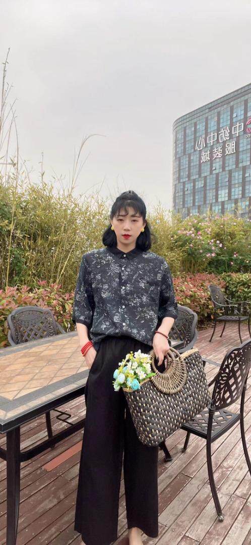 纯苎连衣裙小衫裤子 时尚风巜川哲 风淑女风休闲风，女装连衣裙，川哲