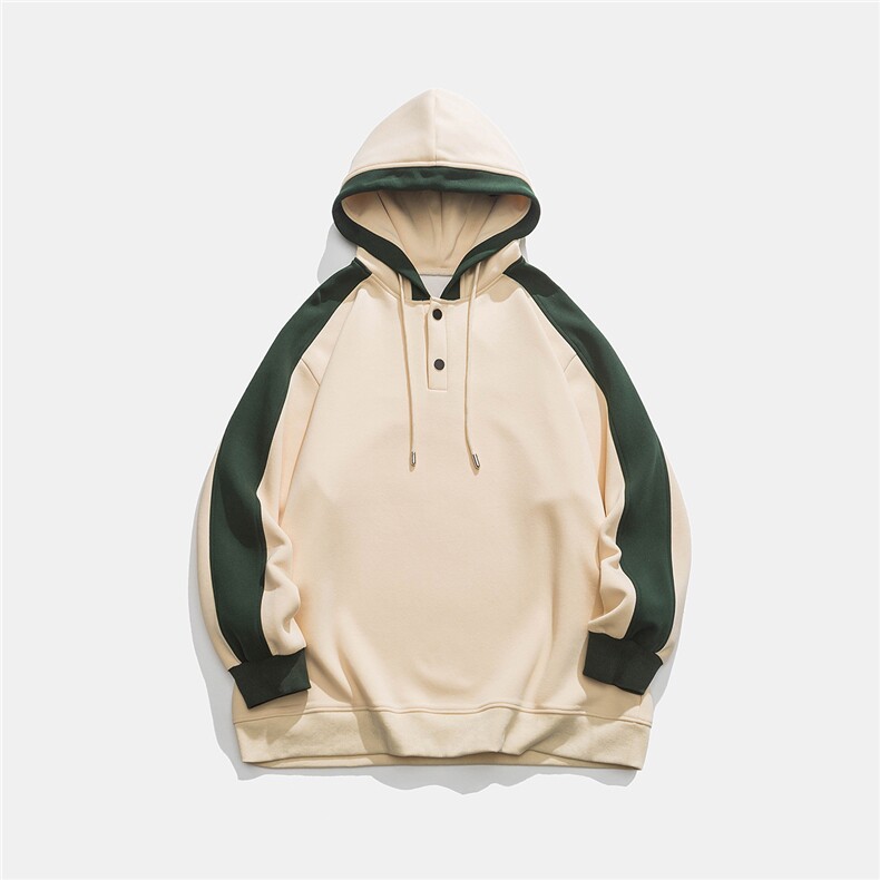 光板得物\唯品\抖音二开320G华棉拼色连帽卫衣B760P55,男装卫衣,电商A247B