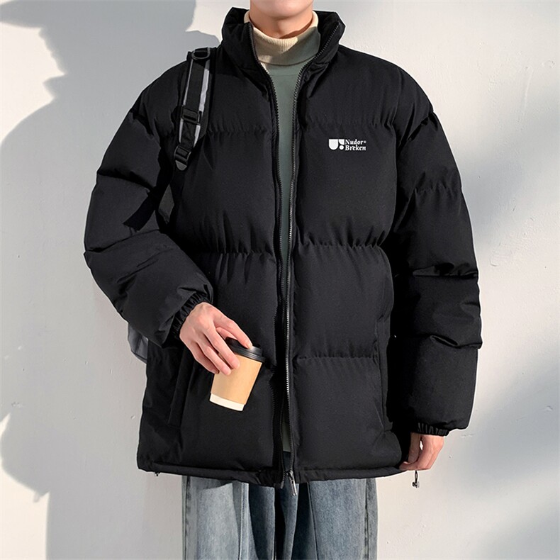 日系白底抖音直播得物品质宽松面包服棉衣外套M1157P65,男装棉衣,电商C408-1(原B339-1)