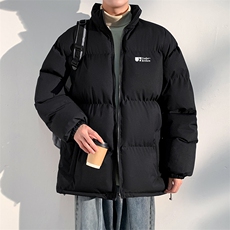 日系白底抖音直播得物品质宽松面包服棉衣外套M1157P65，男装棉衣，电商C408-1(原B339-1)