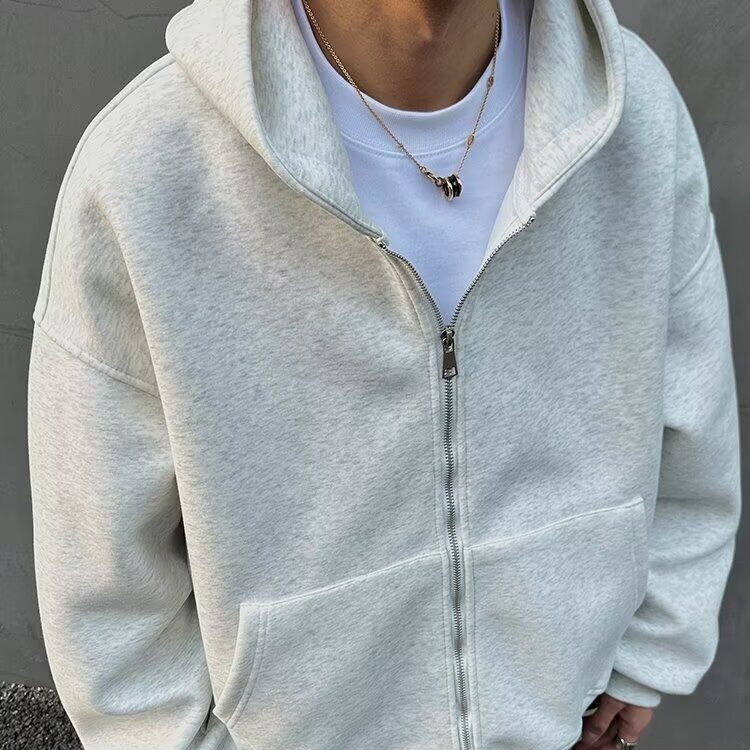 后背书包设计开衫卫衣男款秋季潮牌连帽外套WYW09P60,女装短外套,星座1013-5