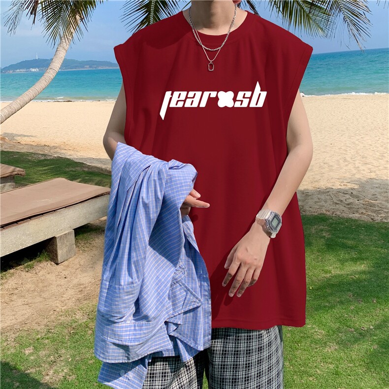 量大图低自动【有货】纯棉背心HD019-1-BX2506-P20，男装背心/马甲，电商019-1