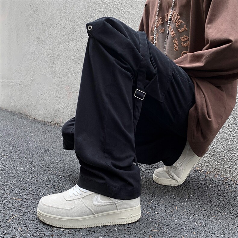 B221秋冬新款美式ins高街小众休闲弹力工装裤LK22055-P65控88,男装休闲裤,电商B221