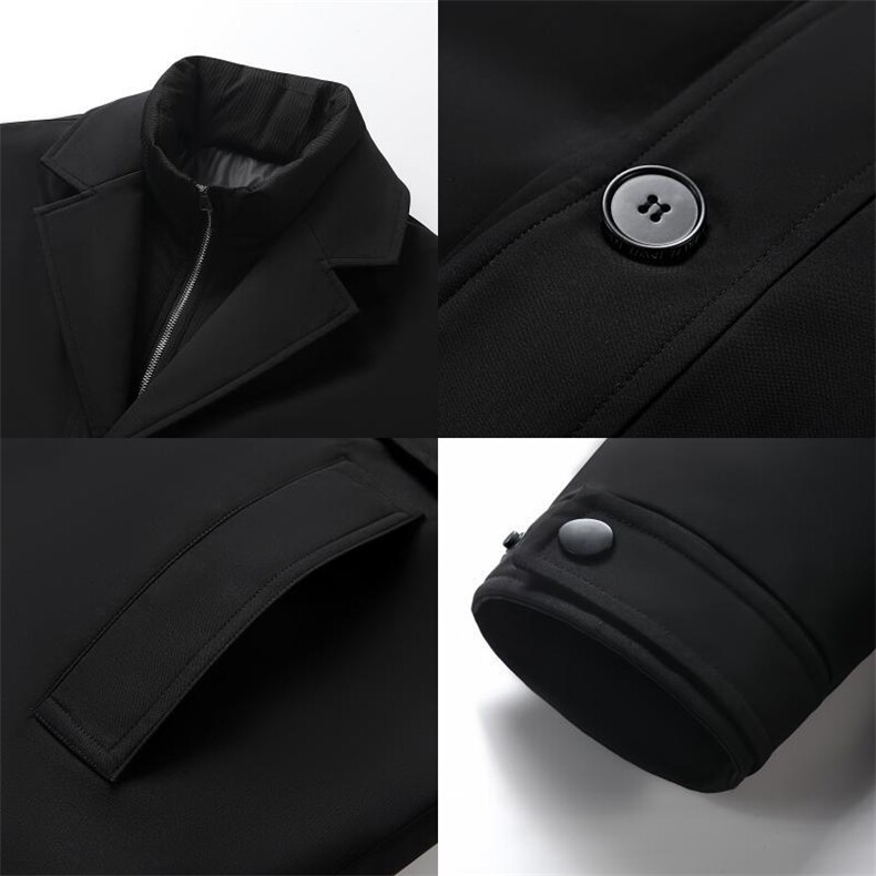 大鹅长款过膝盖情侣校服学生白鸭绒给羽绒服外套控价268,男装羽绒服,星座301D-5(原星座1415）