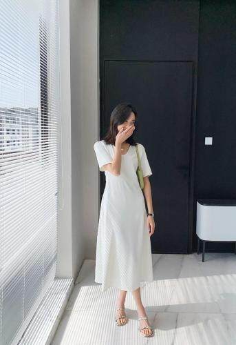 显瘦小微领 更显脖子修长收腰设计 法式氛围妥妥的，女装，蓝衣可