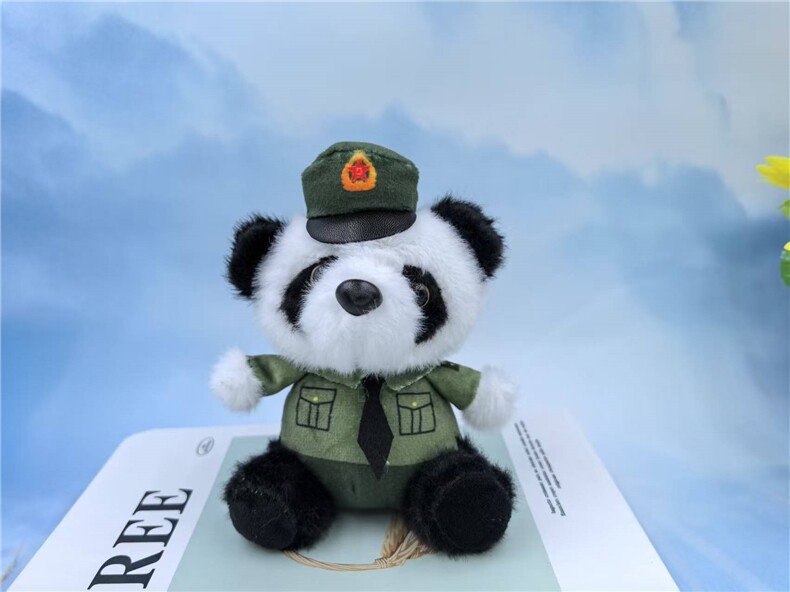 四寸抓机娃娃小熊公仔可爱系列毛绒钥匙扣挂件毛绒玩具礼品玩偶，麦田娃娃