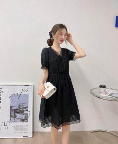 现货：新款夏装，天丝连衣裙，女装连衣裙，花之妖影