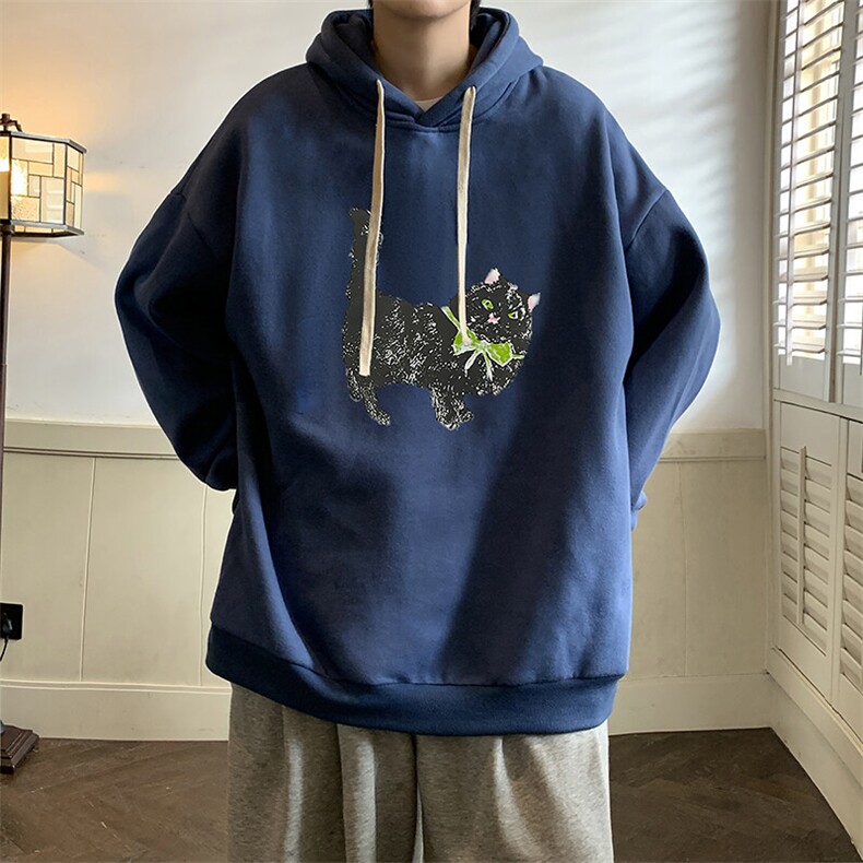连帽卫衣男大码胖子帽衫大号运动服WY2413-P35,男装卫衣,电商A040