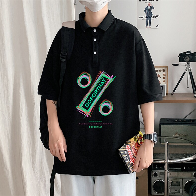 PL57171-P35翻领短袖polo衫男大码胖子半袖t恤男有领保罗衫模特,男装Polo衫,电商A040