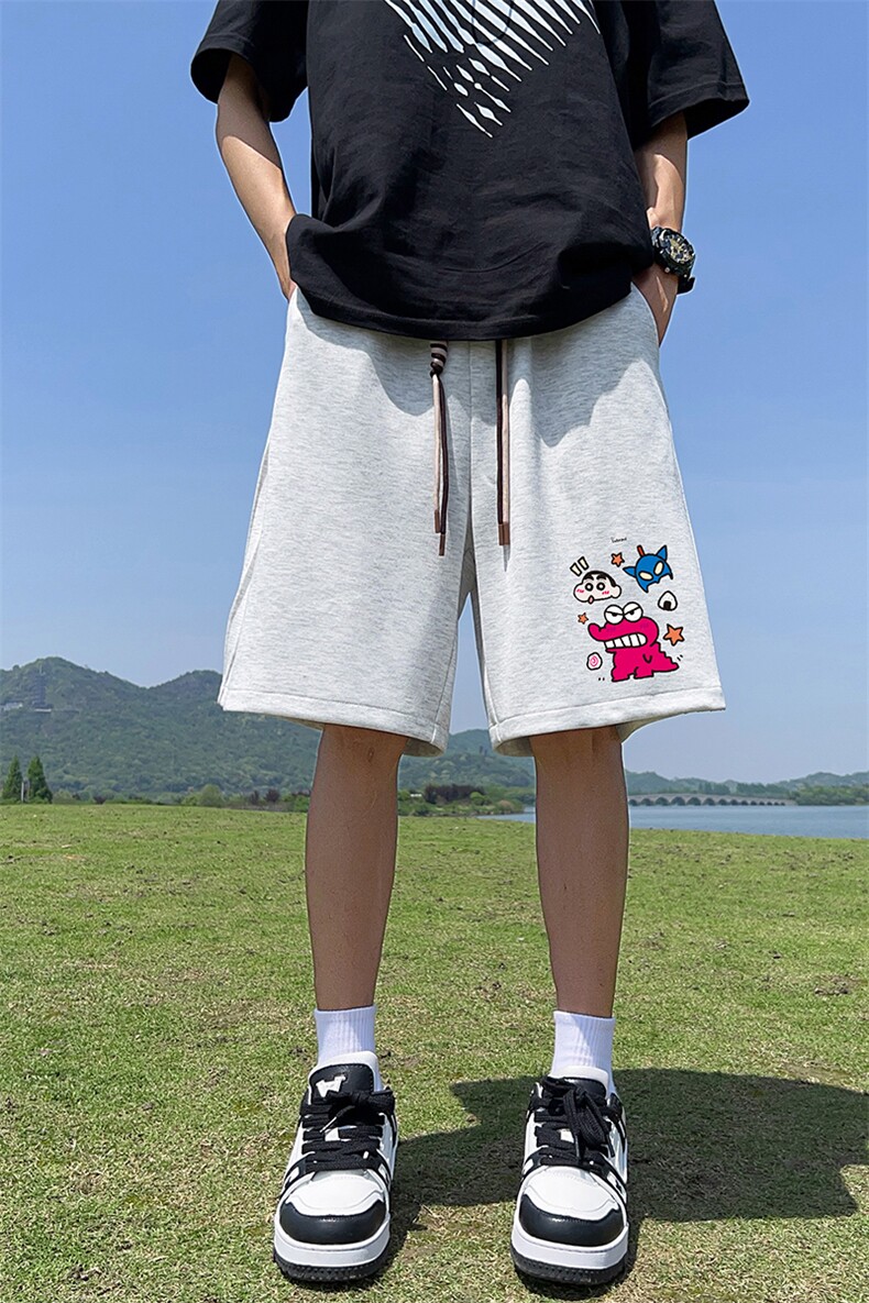 25年直播抖音得物品质运动男中裤五分休闲短裤K315P30控48,男装牛仔裤,电商C408(原B339-1)