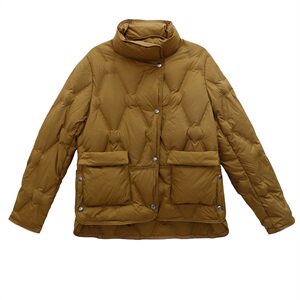 2020冬季新款时尚百搭宽松休闲舒适立领羽绒服图片