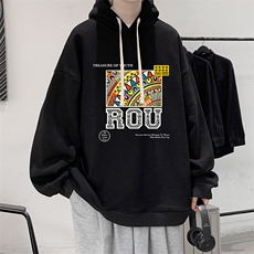 8XL连帽卫衣男大码胖子帽衫大号运动服WY2370-P35，男装卫衣，电商A040