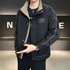 店主风2025秋季款夹克外套男士立领品质秋款C317-J6612-P115，男装夹克，电商C317
