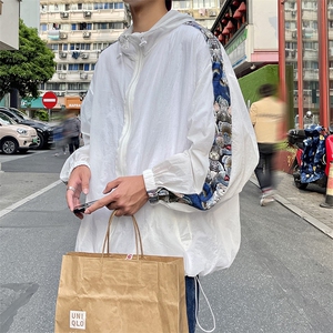 港风冰丝防晒衣薄款克莱因蓝外套户外休闲潮牌防晒服FS7765P38图片