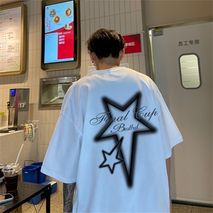 特P19控38  230g重磅纯棉港风短袖t恤男DT3132图片