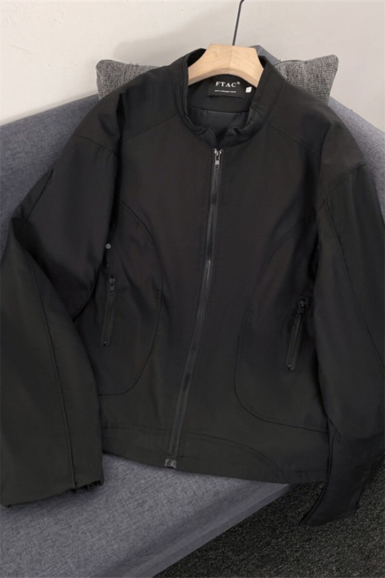 新款夹克男装百搭款秋冬季立领外套防泼水面料HY228H-P75,男装夹克,电商A227A