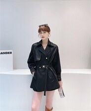 现货区…金属扣质感中长款风衣质感绝绝子补单款，女装风衣，HEMAIXI 和麥熙