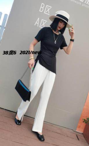 王炸面膜T?开叉神裤，女装，38度6