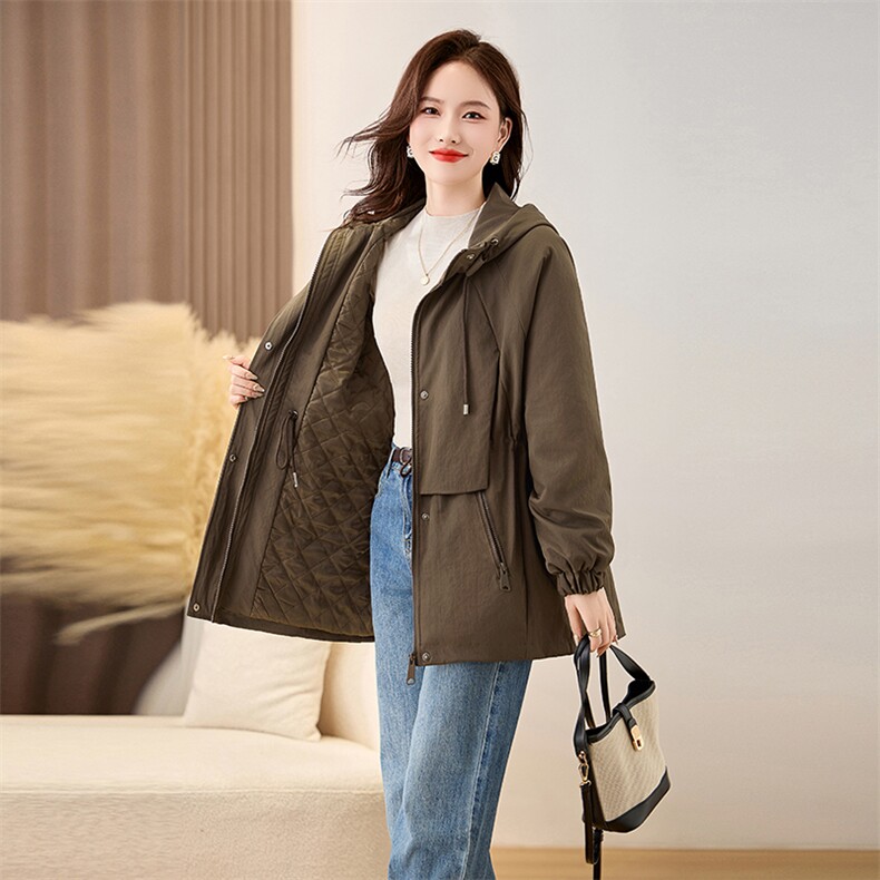短款棉衣外套女外穿2024秋冬新款棉服加绒加厚派克服工装,商品下架区,秀美人生