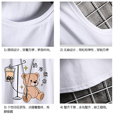 BX25194-P20港风运动汗背心男大码汗衫男无袖T恤男网格，男装T恤，电商A040A