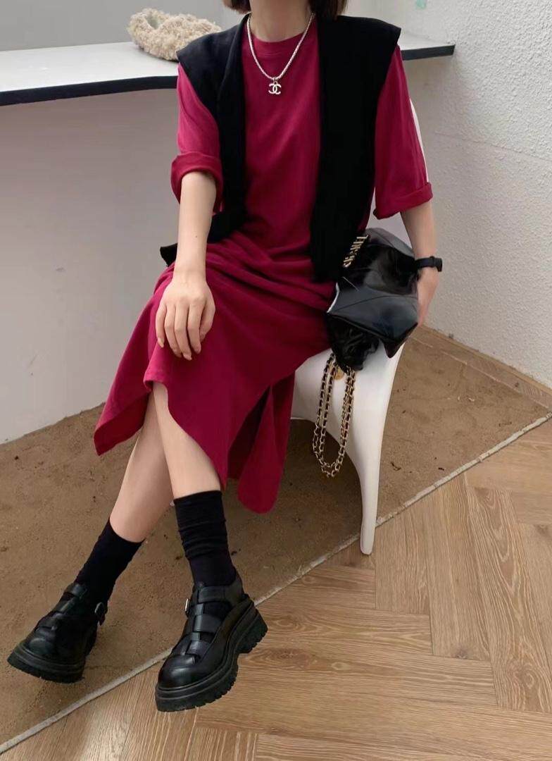 休闲披肩长裙，其它，欧妮卡蒂蔓